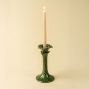 Green Palm Tree Candle Holder in Large