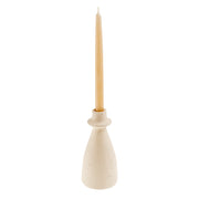 Arta White Terracotta Candle Holder Large