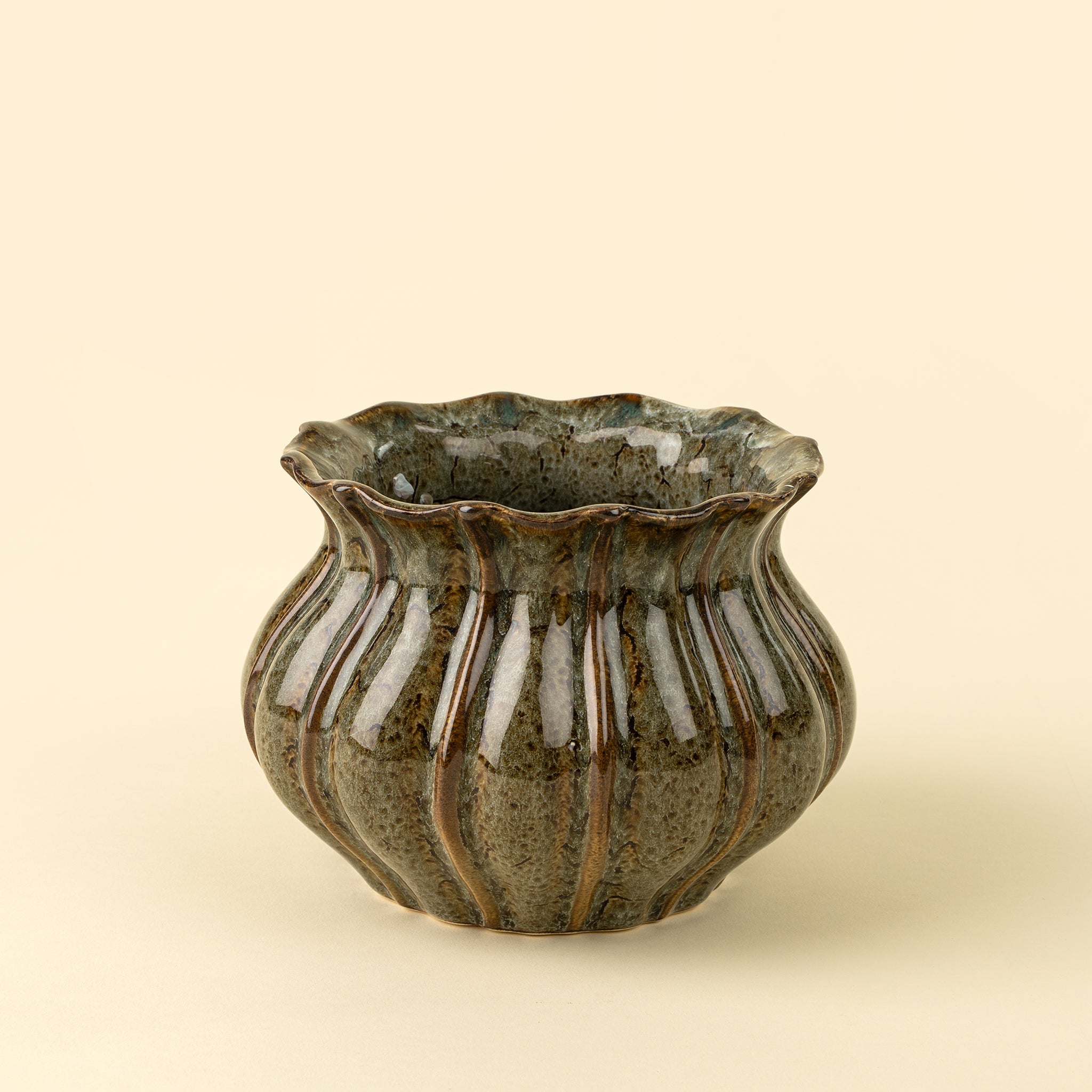 Florentine Stoneware Vase Small