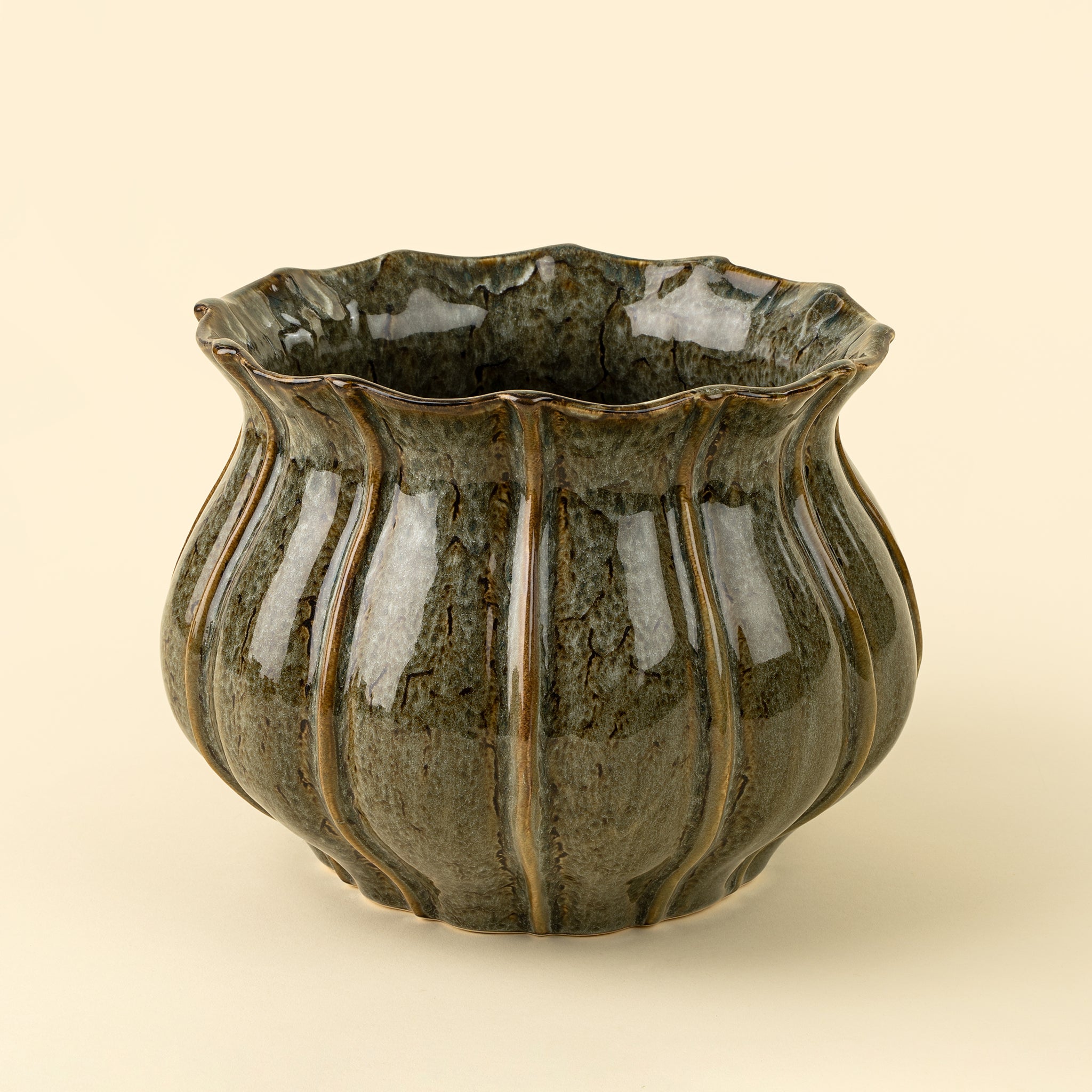 Florentine Stoneware Vase Large