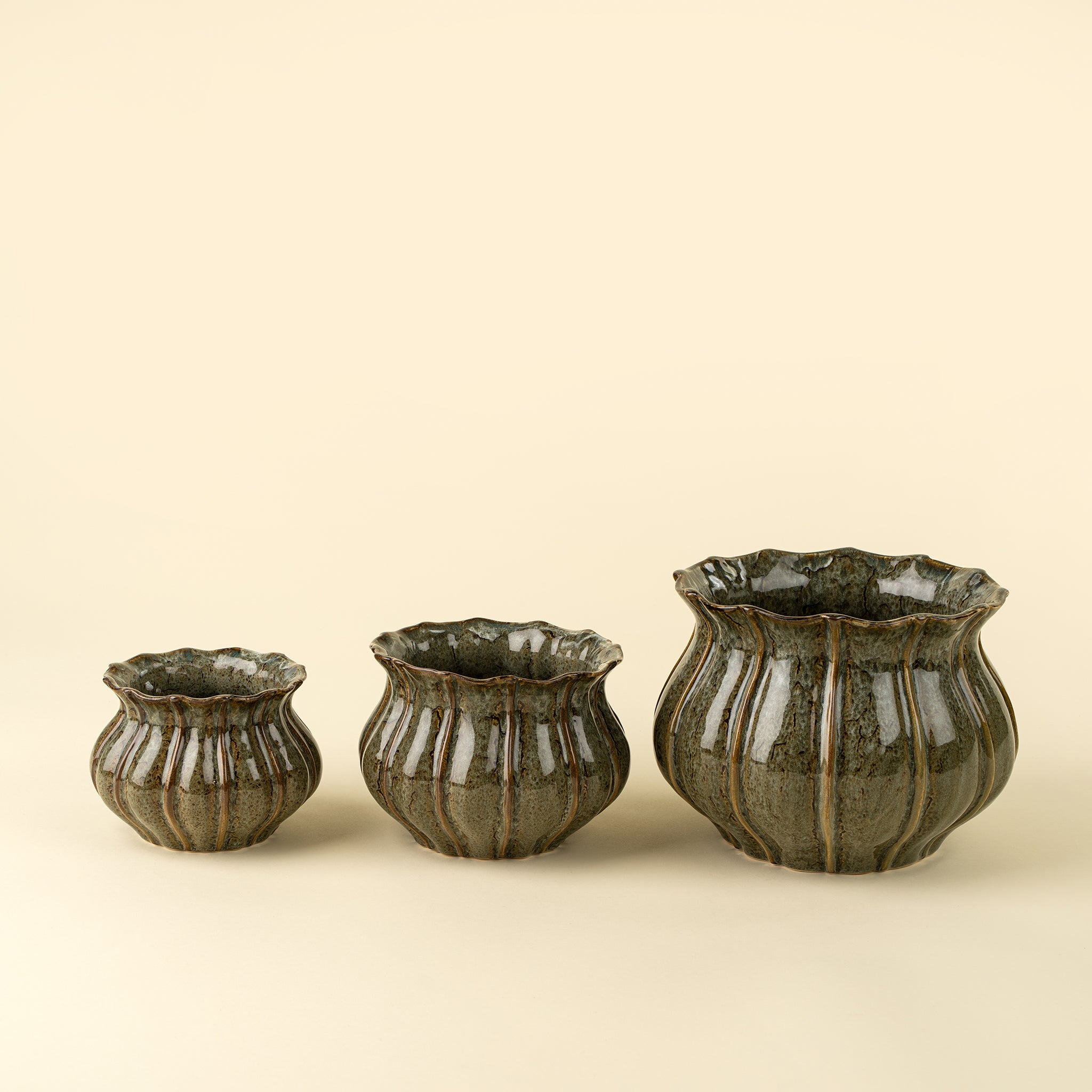 Florentine Stoneware Vase Large