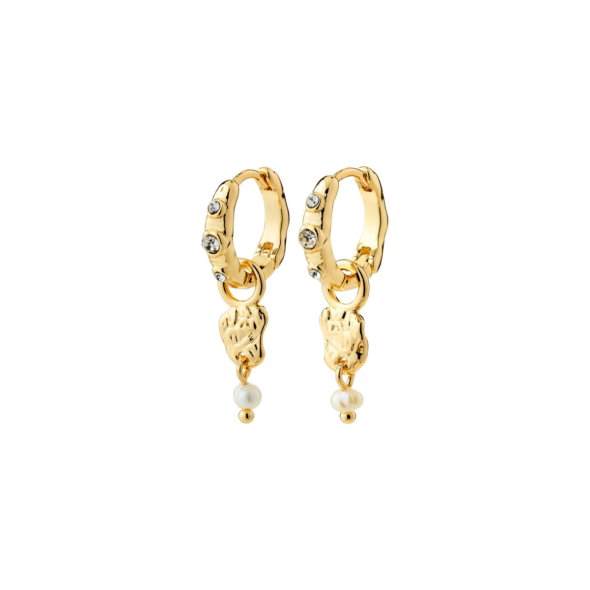 Zuriel Earrings in Gold by Pilgrim