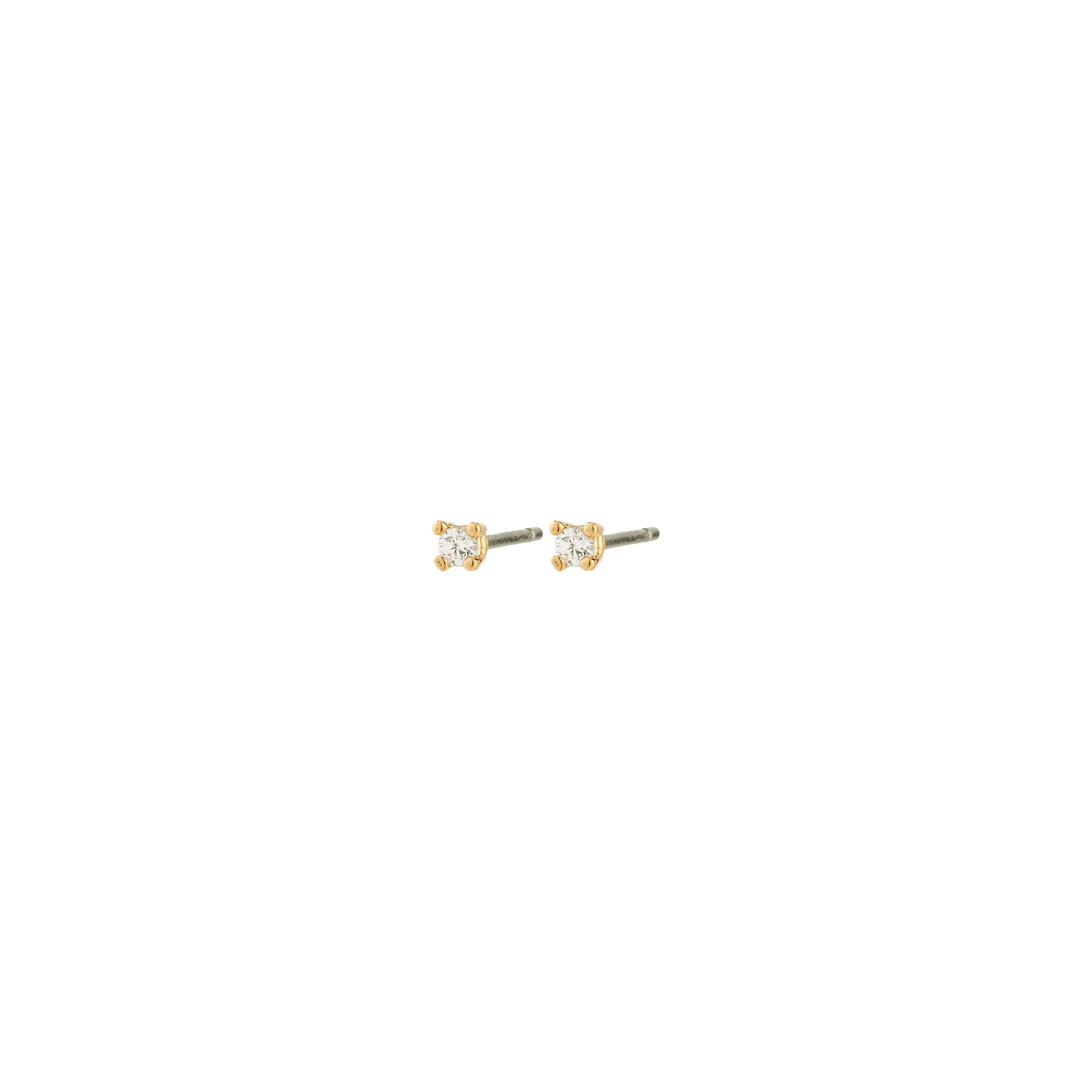 Pilgrim Ravi Waterproof Crystal Studs 2mm