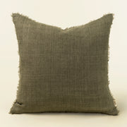 Lina Linen Pillow in Shadow 24"
