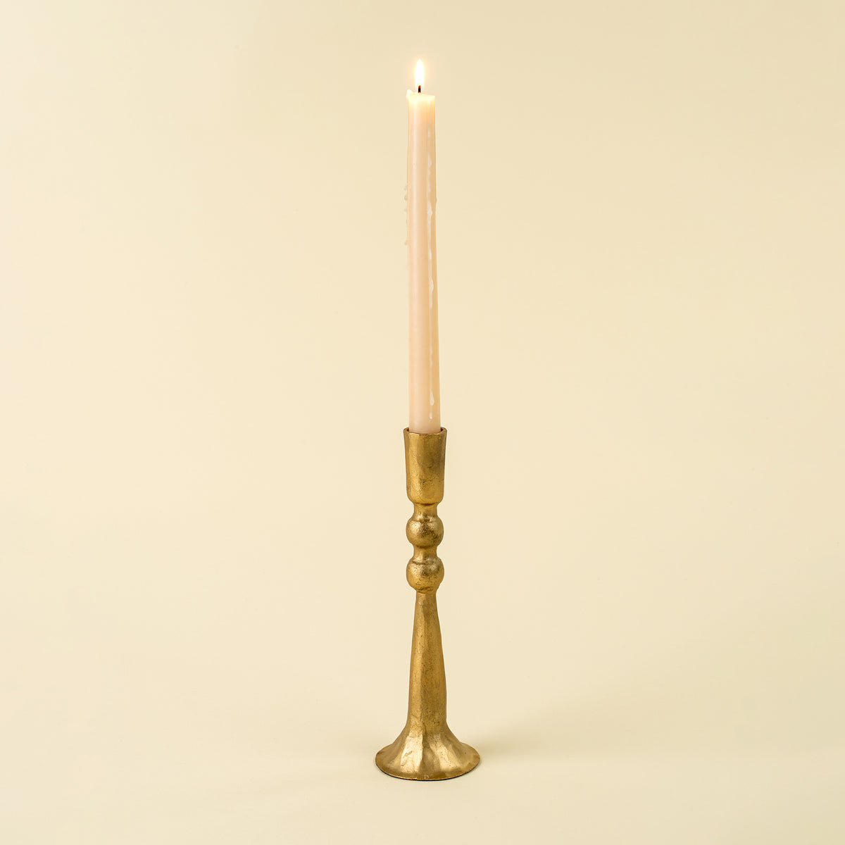 Caldera Forged Candlestick Gold Large