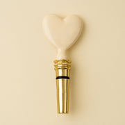 Enameled Heart Bottle Stopper