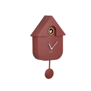 Karlsson Modern Cuckoo Clock in Red Ochre