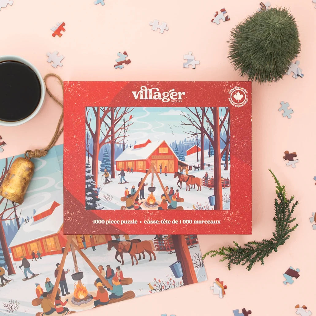 1000-Piece Villager Puzzle Cabane A Sucre