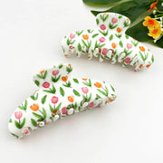 Tulip Floral Hair Claw Clip