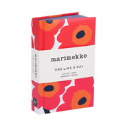 Marimekko One Line a Day Journal in Red Unikko