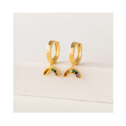 Pride Riot Drop Hoop Earrings by Lover's Tempo