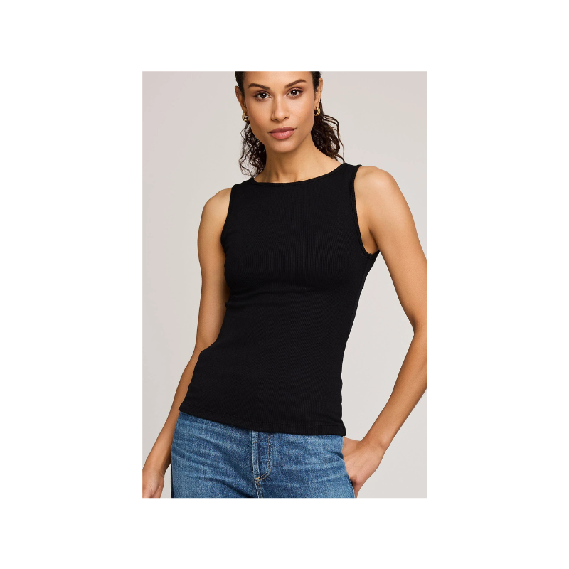 Naia Tank in Black by Gentle Fawn
