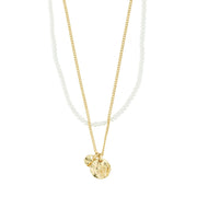 Lennon 2-in-1 Necklace Set in Gold by Pilgrim