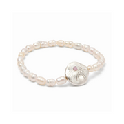 Love Pearl Affirmation Bracelet in Silver by Scout