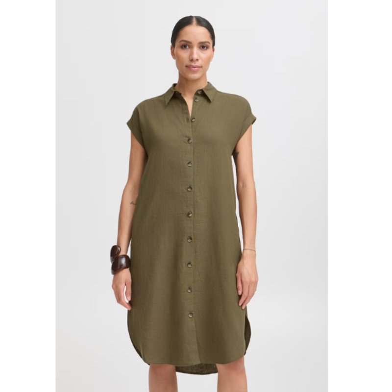 Falakka Shirt Dress in Kalamata by b.young