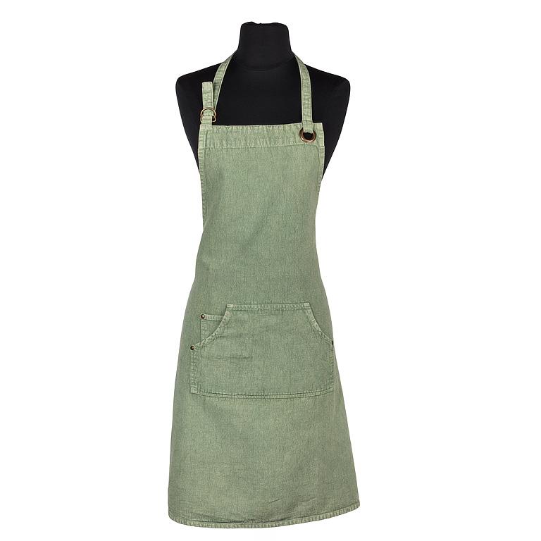 All Purpose Apron With Pocket in Green