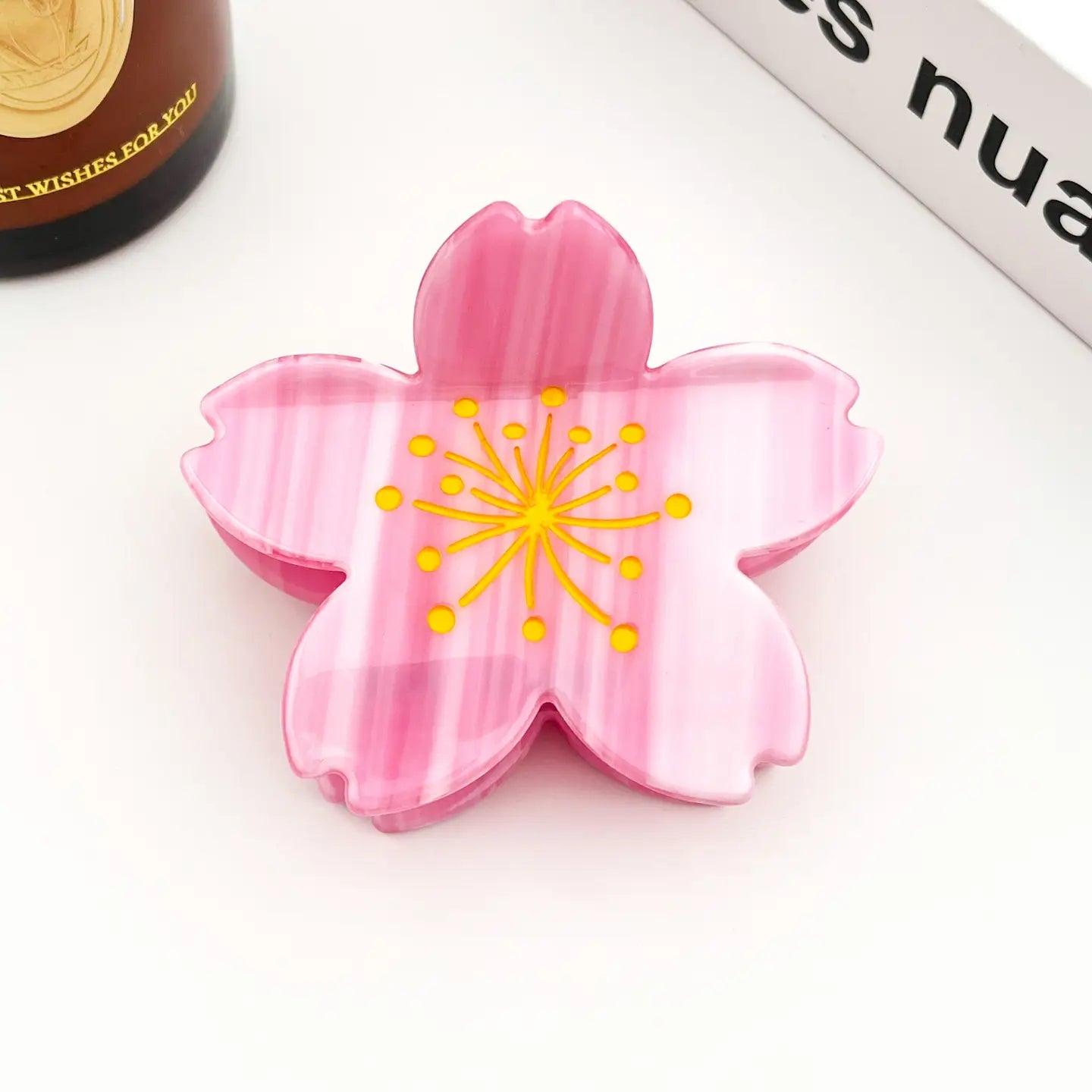 Acetate Cherry Blossoms Hair Clip