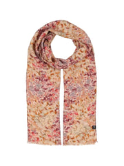 Blurred Petals Viscose Scarf Blossom by Fraas