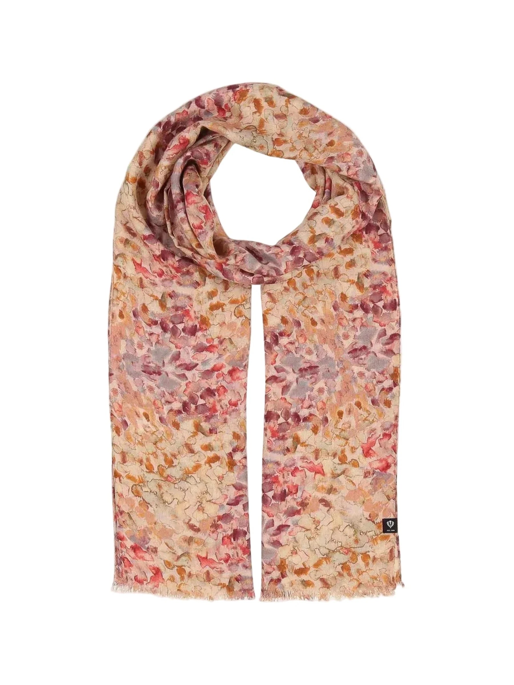 Blurred Petals Viscose Scarf Blossom by Fraas