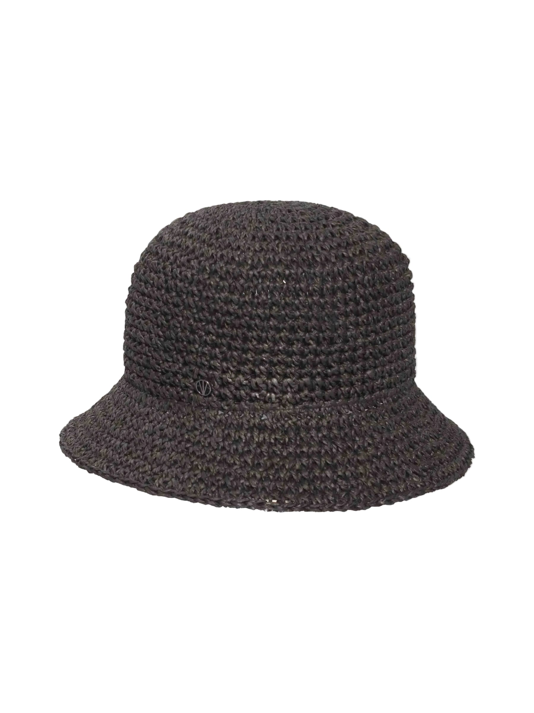 Paper Crochet Hat in Black