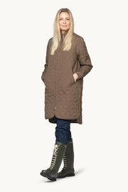Quilt Jacket in Mud by Ilse Jacobsen