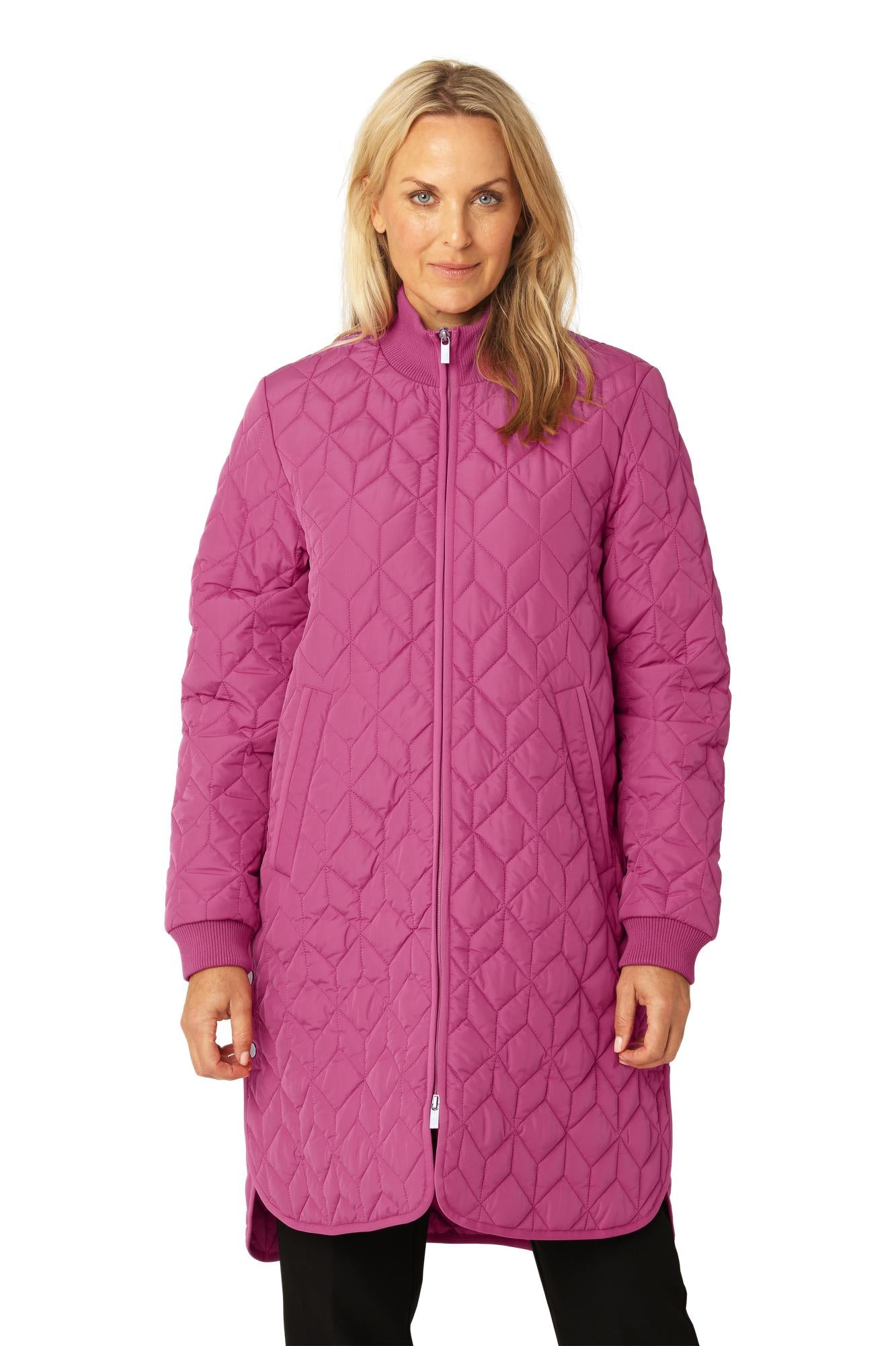 Quilt Jacket in Magenta by Ilse Jacobsen