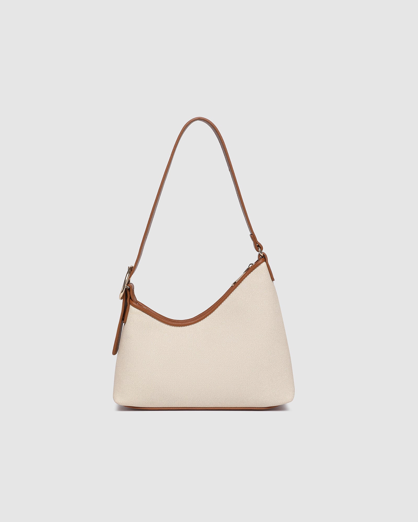 Amelia Shoulder Bag in Canvas Tan by Louenhide