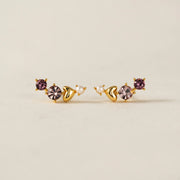Amorette Climber Earrings in Pink by Lover's Tempo