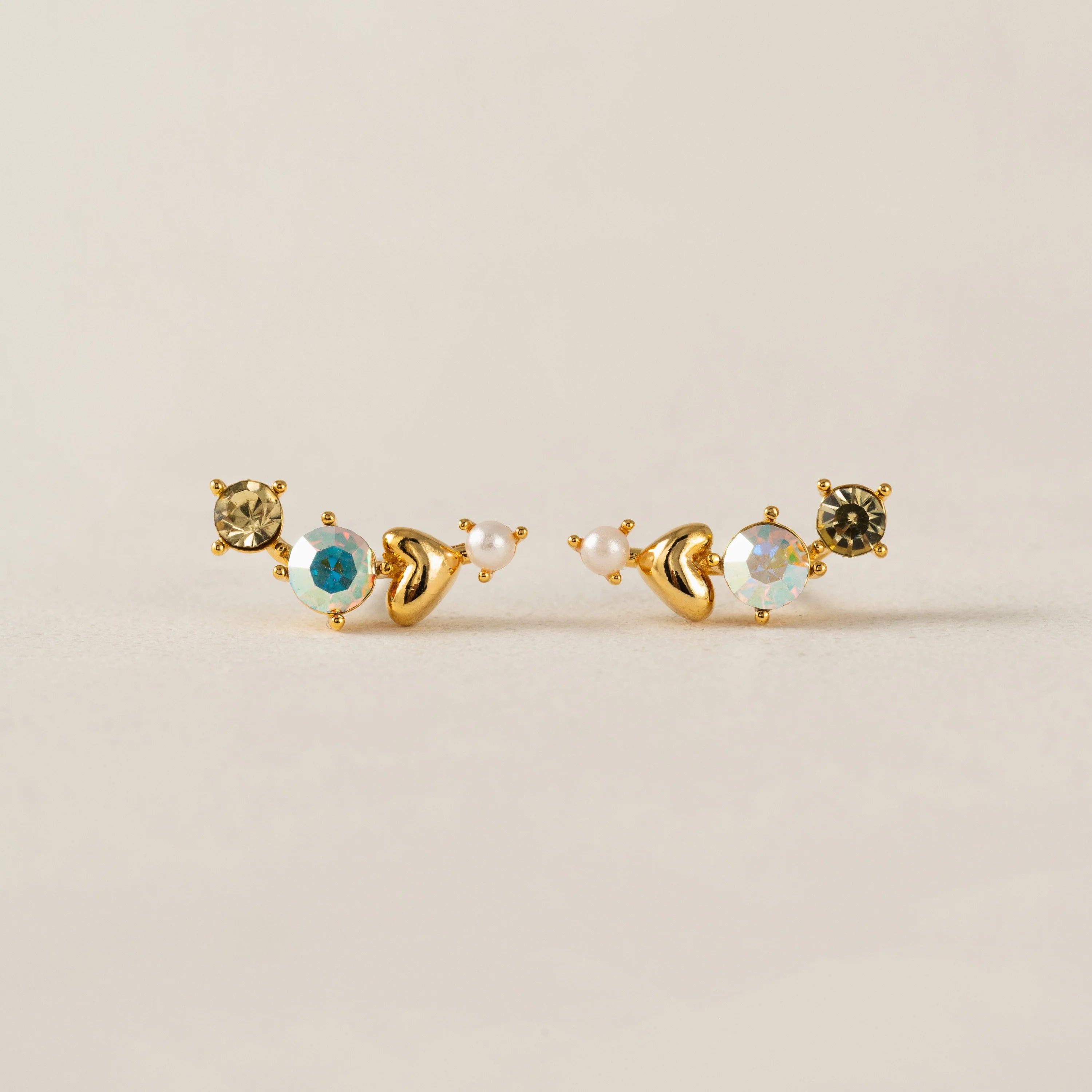 Amorette Climber Earrings in Yellow by Lover's Tempo