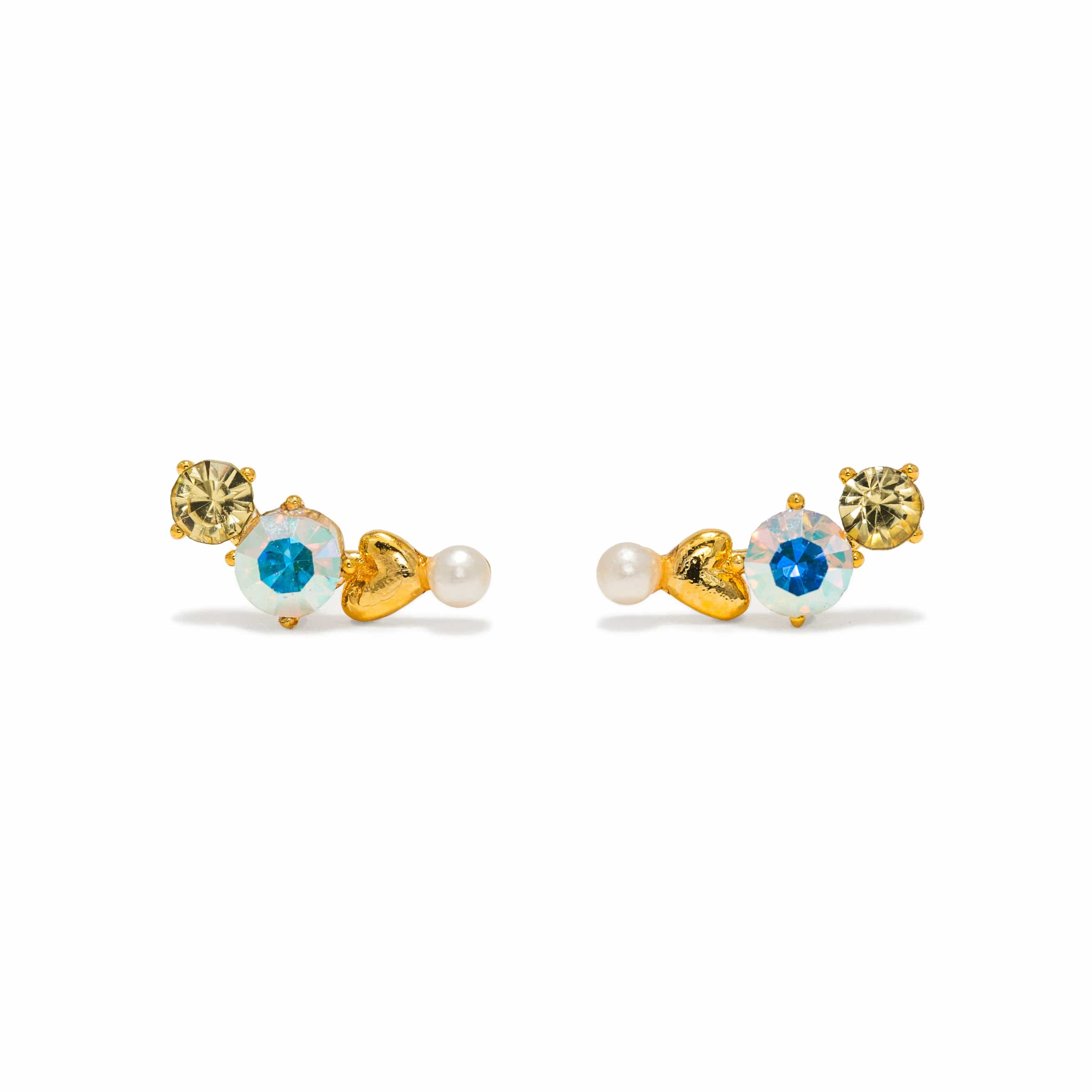 Amorette Climber Earrings in Blue by Lover's Tempo