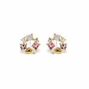 Amorette Stud Earrings in Pink by Lover's Tempo