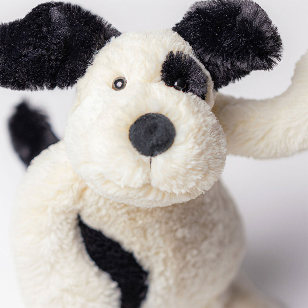 Jellycat Bashful Black & Cream Puppy Little