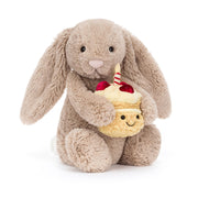 Jellycat Amuseables Bashful Beige Bunny Birthday