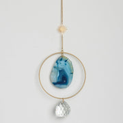 Stone Suncatcher -  Sun Blue Agate
