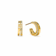Dewdrop Hoop Earrings Gold by Lover's Tempo