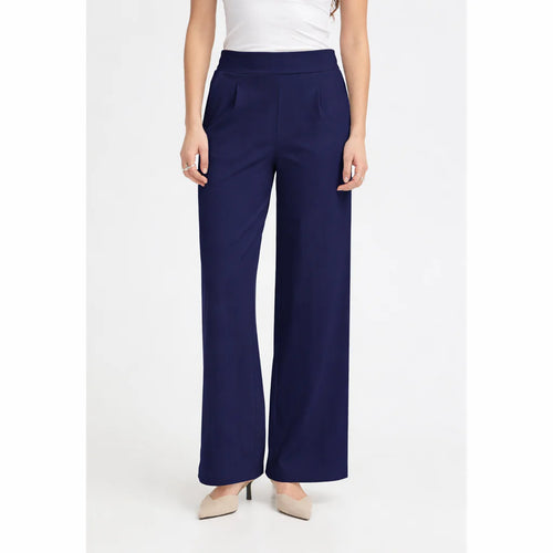 Kate Denim Pant in Dark Blue by ICHI