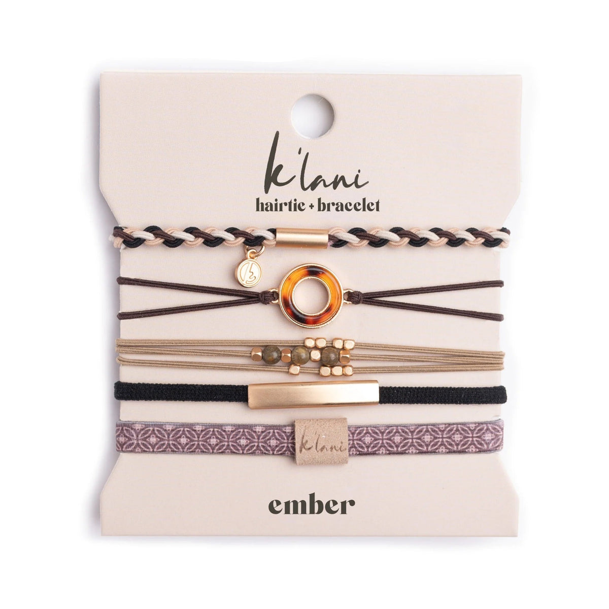 K'Lani Hair Tie Bracelet - Ember