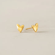 Waterproof Flirt Stud Earrings in Gold by Lover's Tempo
