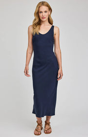 Jacqueline Dress in Washed Navy by Gentle Fawn