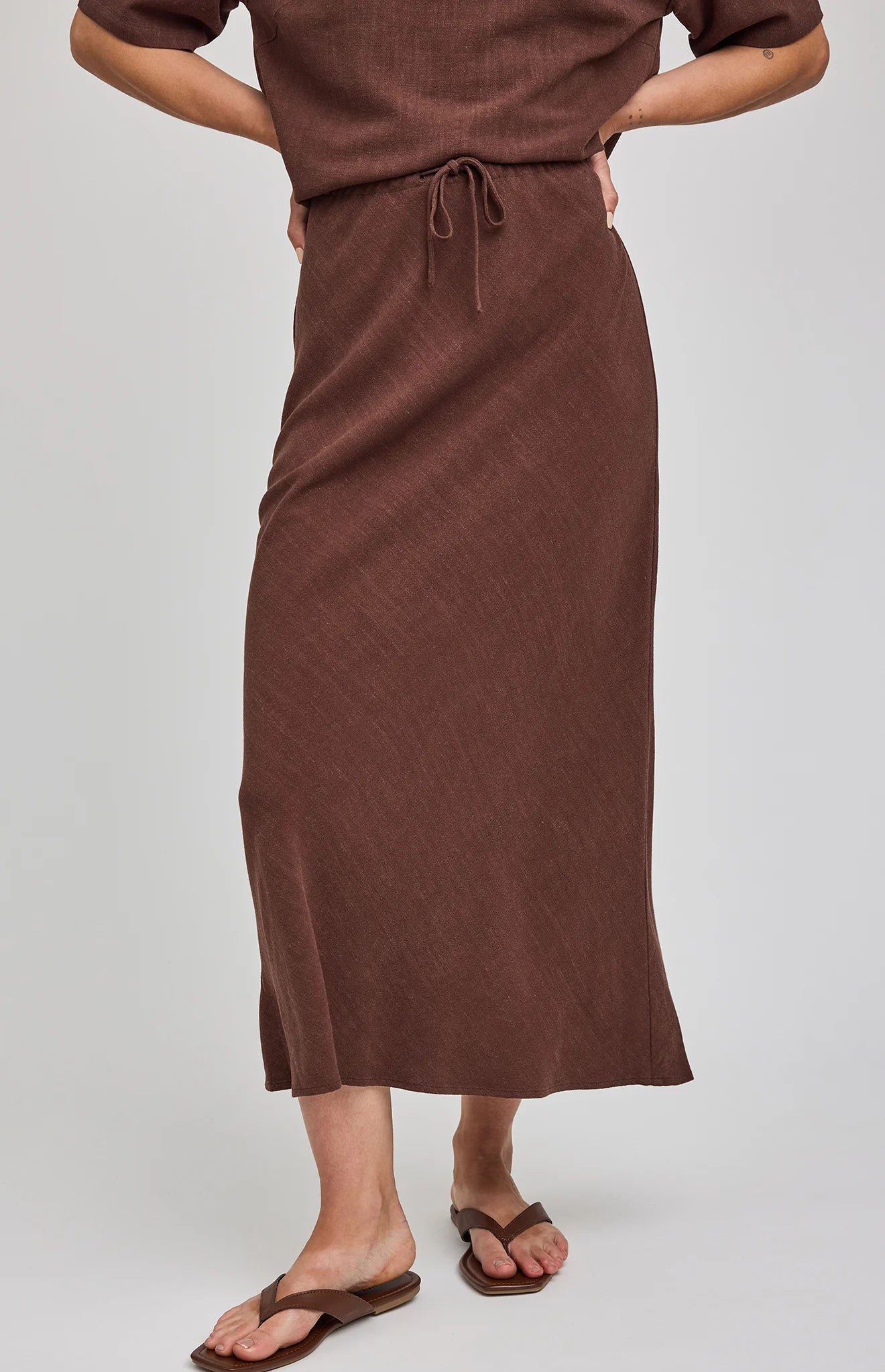 Cassia Skirt in Espresso by Gentle Fawn