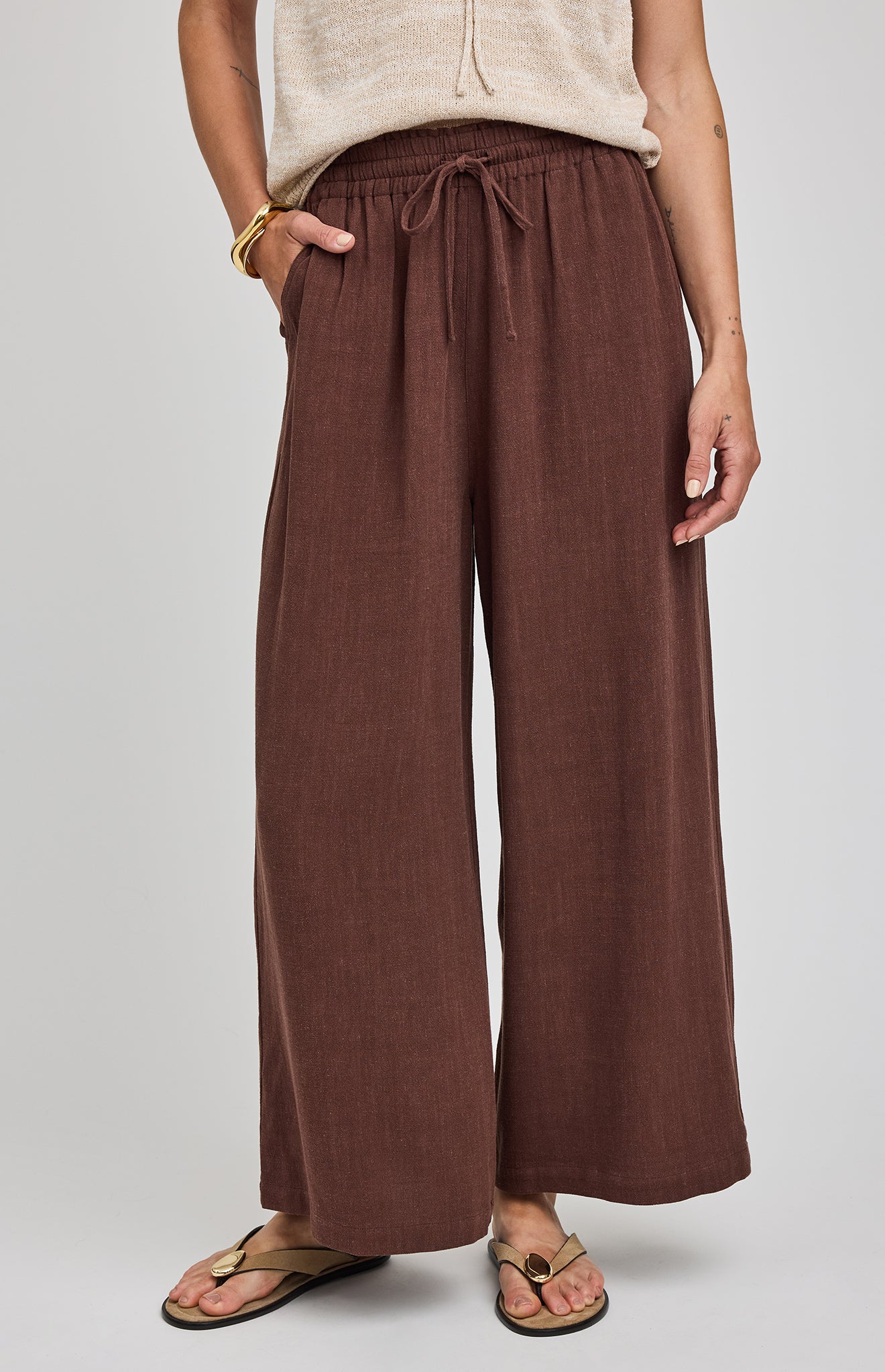 Arlo Pant in Espresso by Gentle Fawn