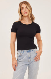 Dayna T-Shirt in Black by Gentle Fawn