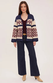 Dorian Cardigan in Navy by Gentle Fawn