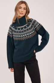 Freya Sweater in Spruce by Gentle Fawn