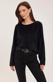 Mara Sweater in Black by Gentle Fawn