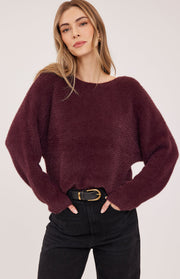 Mara Sweater in Port by Gentle Fawn