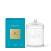 Midnight in Milan Large Lidded Candle by Glasshouse Fragrances