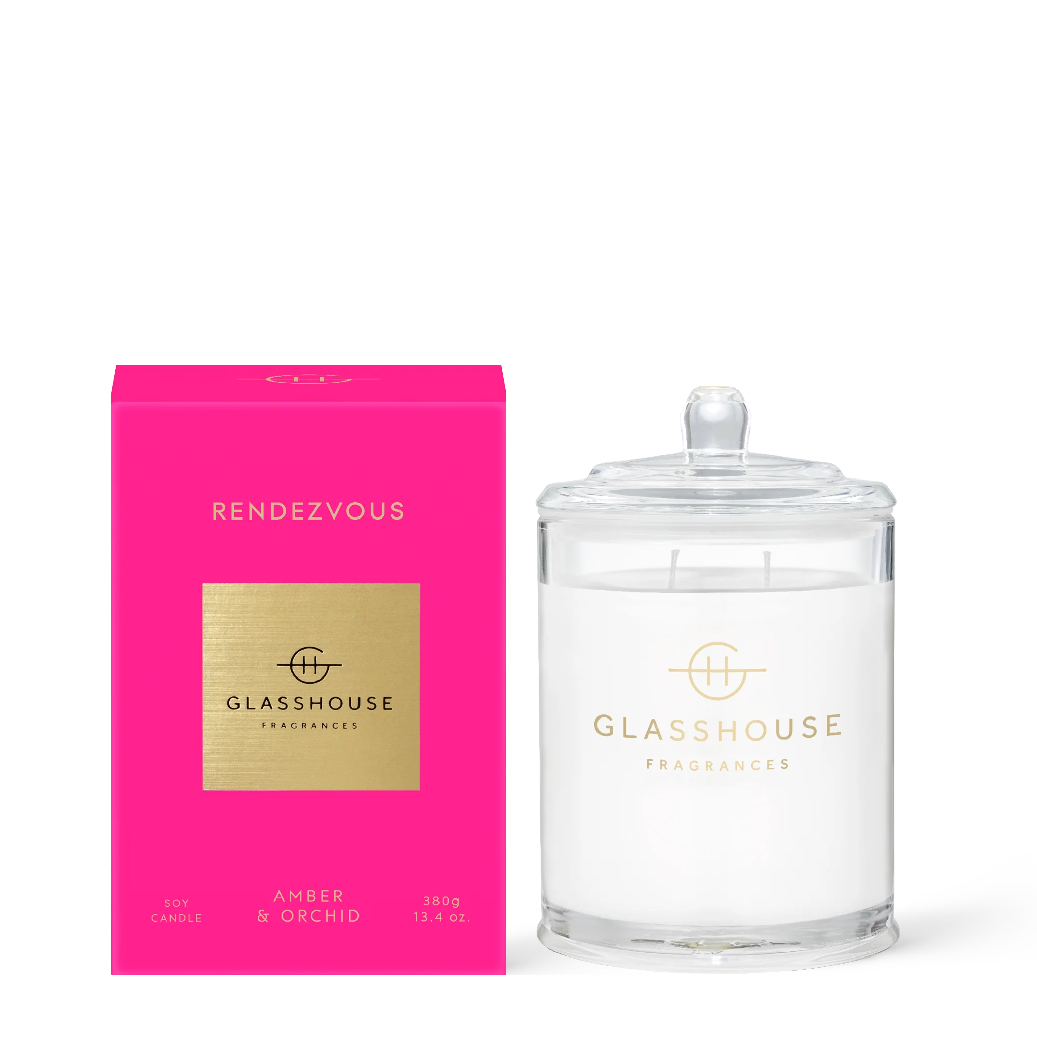 Rendezvous Large Lidded Candle by Glasshouse Fragrances