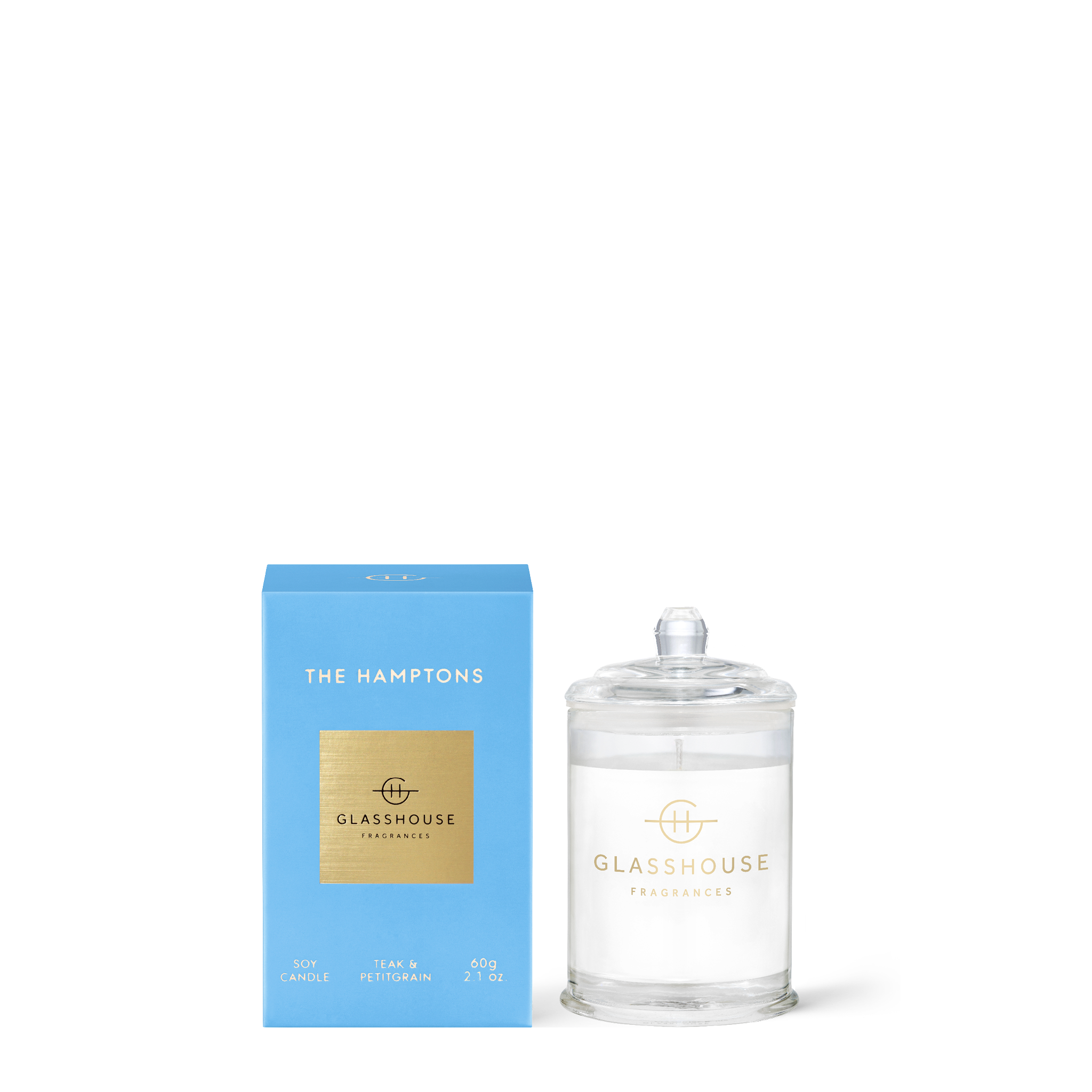 The Hamptons Small Lidded Candle by Glasshouse Fragrances