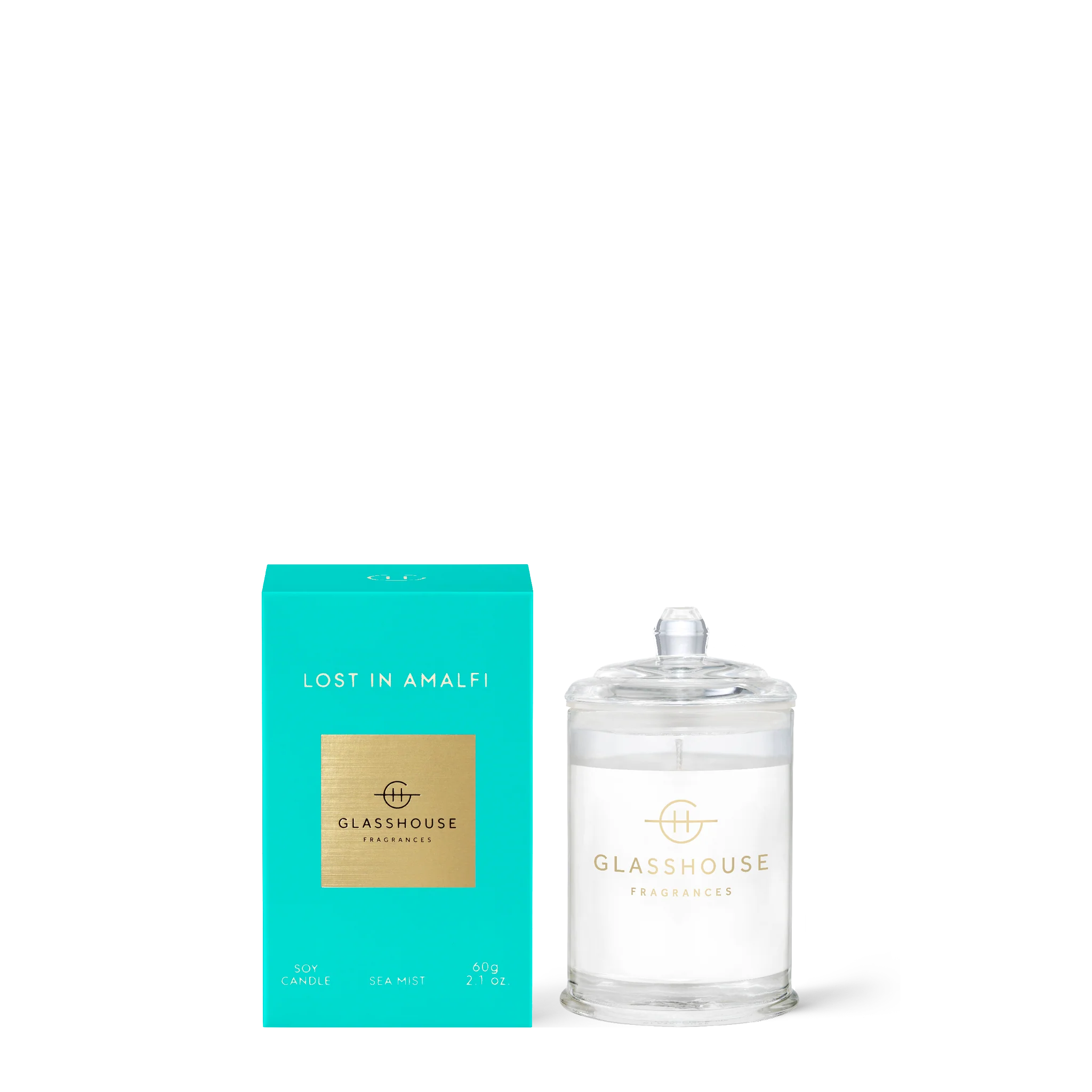 Lost in Amalfi Small Lidded Candle by Glasshouse Fragrances